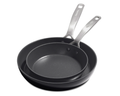 GreenPan Frying pan set Copenhagen - Black - ø 20 and 28 cm -. Ceramic non-stick coating