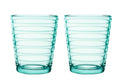 Iittala Glass Aino Aalto - Water green - 220 ml - 2 pieces