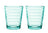 Iittala Glass Aino Aalto - Water green - 220 ml - 2 pieces