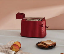 Alessi Toaster Plissé - 6 positions - Red - Michele de Lucchi - MDL08 R