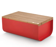 Alessi Bread bin with Cutting board  Mattina - Red - BG03 R - by Big-Game