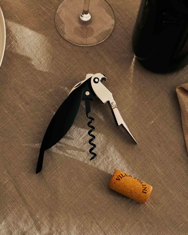 Alessi Corkscrew Parrot - AAM32 B - Black - by Alessandro Mendini