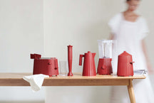 Alessi Thermos jug Plissé - Red - 1 Liter - by Michele De Lucchi - MDL12 R