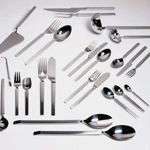 Alessi Cutlery set Dry - 4180S5 - 5-piece - by Achille Castiglioni