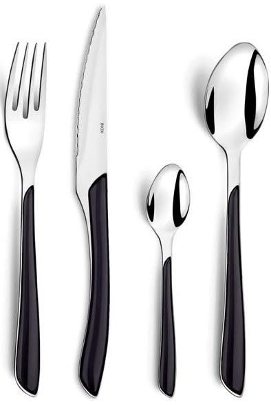 Amefa Cutlery set Eclat - Black - 24-piece / 6 people