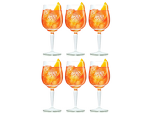 Aperol Spritz Glasses - 450 ml - Official Glass - 6 pieces