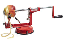 Sareva Apple peeler / Potato peeler - with suction cup - Red