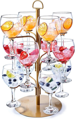 Artesa Cocktail Tree - for 8 to 12 glasses - Gold