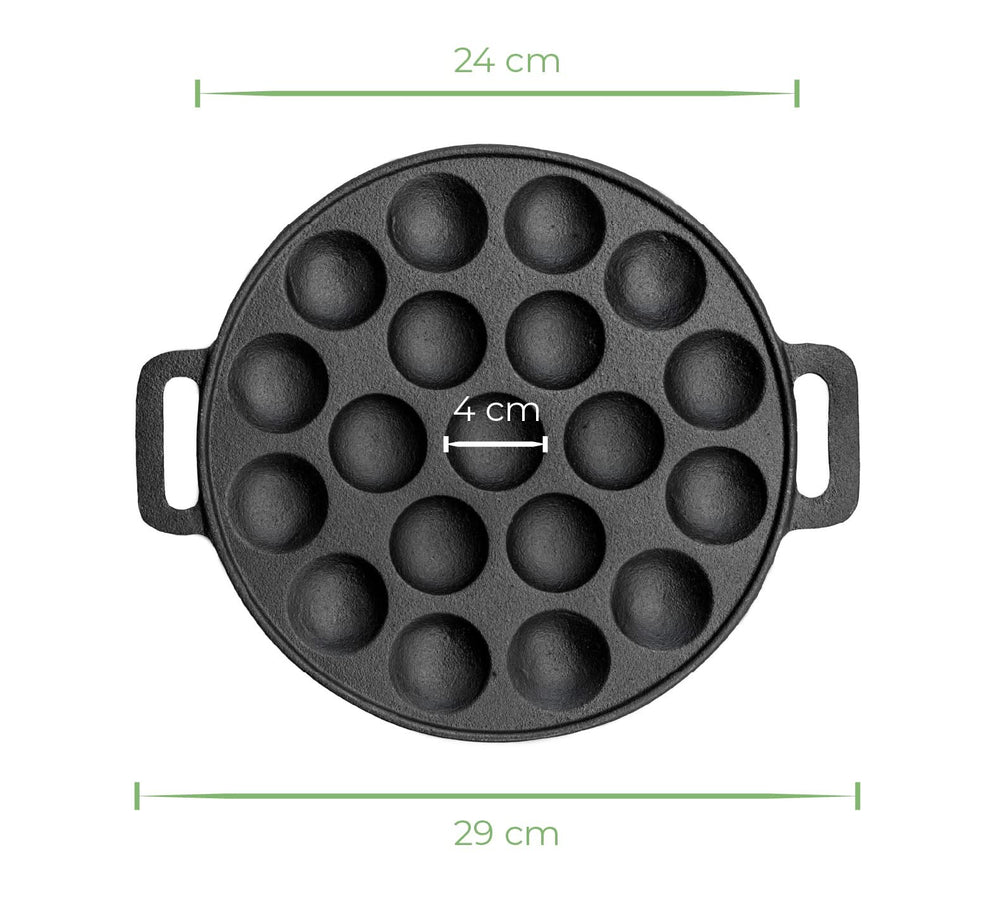 Sareva Poffertjes pan - cast iron - ø 24 cm - 19 poffertjes