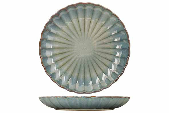 Cosy & Trendy Dinnerware Set Astera Ocean - 16-piece / 4 people - 4 dinner plates, 4 pasta bowls, 4 bowls, and 4 mugs