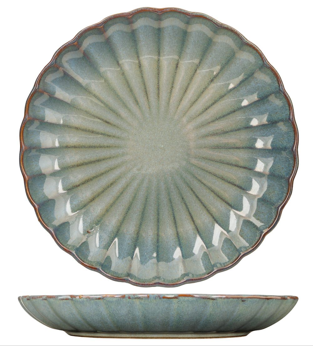 Cosy &amp; Trendy Breakfast Plates / Dessert Plates - Astera Ocean Blue - Ø 21 cm - 4 Pieces