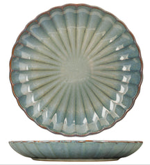 Cosy &amp; Trendy Breakfast Plates / Dessert Plates - Astera Ocean Blue - Ø 21 cm - 4 Pieces