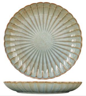 Cosy & Trendy Astera Ocean Blue Dinner Plates - ø 27.5 cm - Set of 4