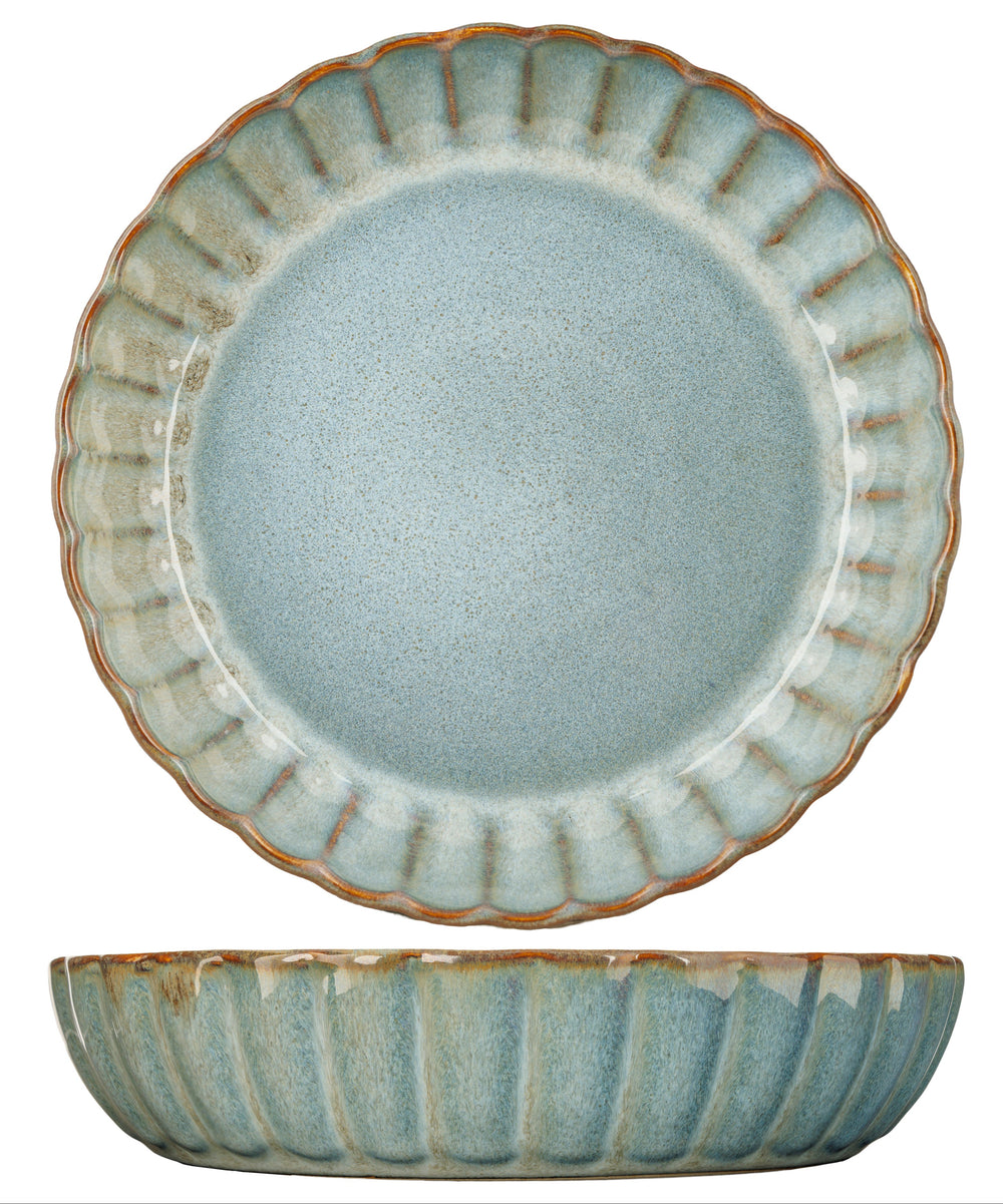 Cozy & Trendy Deep Plates / Pasta Plates - Astera Ocean Blue - ø 22 cm - Set of 4