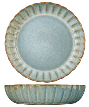 Cozy & Trendy Deep Plates / Pasta Plates - Astera Ocean Blue - ø 22 cm - Set of 4