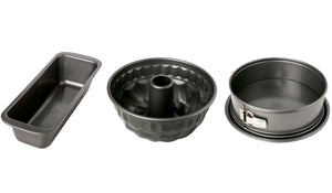Birkmann Baking Pan Set Easy Baking - 3 pieces - Springform - Bundt - Cake Pan