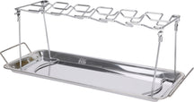 Cookinglife BBQ Chicken Wing Holder Fire & Flavour - Metal - For 12 Pieces Grilling
