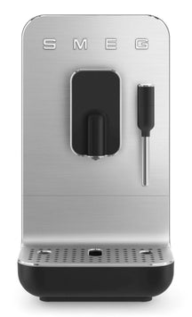 SMEG Fully automatic coffee machine with milk frother - 1350 W - Black - 1.4 liters - BCC12BLMEU