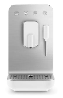 SMEG Fully automatic coffee machine with milk frother - 1350 W - White - 1.4 liters - BCC12WHMEU