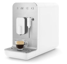 SMEG Fully automatic coffee machine with milk frother - 1350 W - White - 1.4 liters - BCC12WHMEU