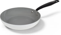 BE Living Frying pan - Ø 20 cm -. Ceramic non-stick coating - PFAS free - Suitable for all heat sources - White