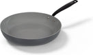 BE Living Frying pan - Ø 28 cm -. Ceramic non-stick coating - PFAS free - Suitable for all heat sources - Grey