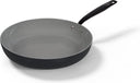 BE Living Frying pan - Ø 28 cm -. Ceramic non-stick coating - PFAS free - Suitable for all heat sources - Black