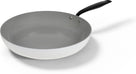 BE Living Frying pan - Ø 30 cm -. Ceramic non-stick coating - PFAS free - Suitable for all heat sources - White