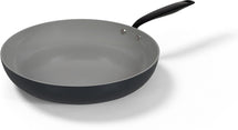 BE Living Frying pan - Ø 30 cm -. Ceramic non-stick coating - PFAS free - Suitable for all heat sources - Black