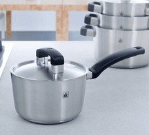 BK Cookware Set Conical Cool Stainless Steel 5-piece - Cooking pots ø 16, 18, 20, 24 cm & Saucepan ø 16 cm