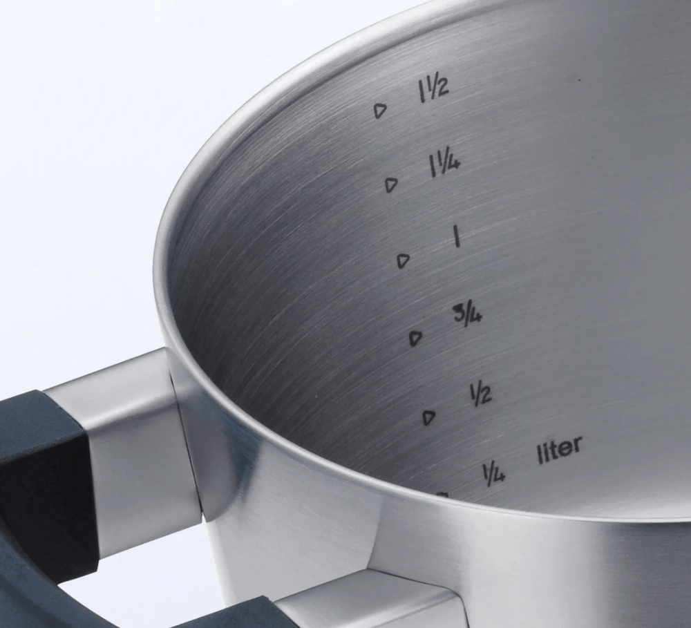 BK Cookware Set Conical Cool Stainless Steel 5-piece - Cooking pots ø 16, 18, 20, 24 cm & Saucepan ø 16 cm