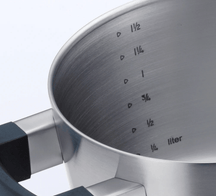 BK Cookware Set Conical Cool Stainless Steel 5-piece - Cooking pots ø 16, 18, 20, 24 cm & Saucepan ø 16 cm