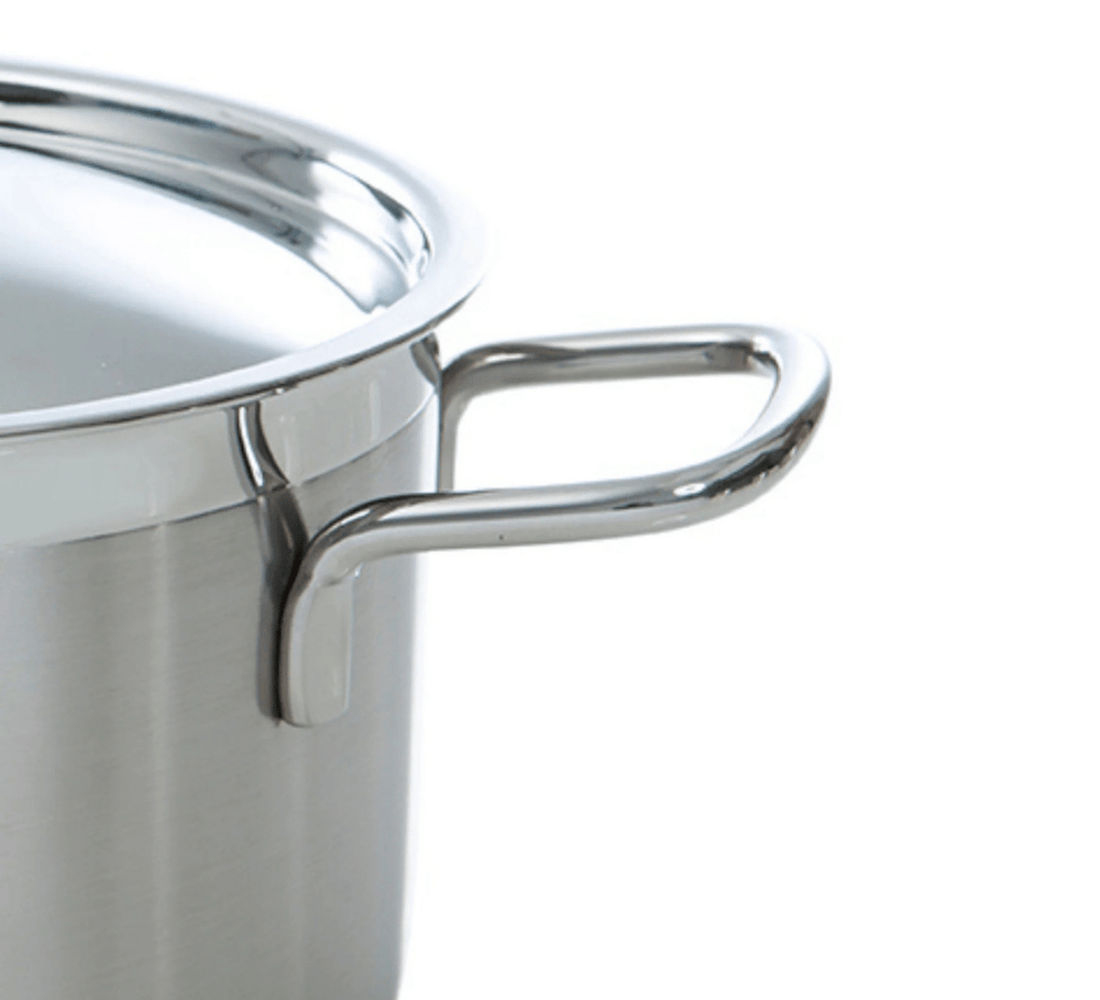 BK Cookware Set Marmite Stainless Steel 4-piece - Cooking pots ø 16, 18, 20 & Saucepan 16cm 