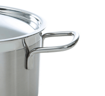 BK Cookware Set Marmite Stainless Steel 4-piece - Cooking pots ø 16, 18, 20 & Saucepan 16cm 