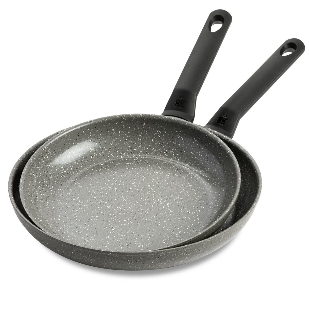 BK Frying pan set Granite Aluminum - ø 24 and 28 cm -. Ceramic non-stick coating