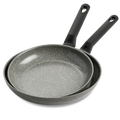 BK Frying pan set Granite Aluminum - ø 24 and 28 cm -. Ceramic non-stick coating