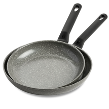 BK Frying pan set Granite Aluminum - ø 24 and 28 cm -. Ceramic non-stick coating