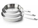 Beka Frying Pan Set Maestro Stainless Steel - ø 20, 24 & 28 cm - without non-stick coating - suitable for all heat sources