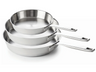 Beka Frying Pan Set Maestro Stainless Steel - ø 20, 24 & 28 cm - without non-stick coating - suitable for all heat sources