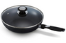 Beka wok pan with glass lid Pro Induc Ø 28 cm – ceramic non-stick coating