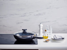 Beka wok pan with glass lid Pro Induc Ø 28 cm – ceramic non-stick coating