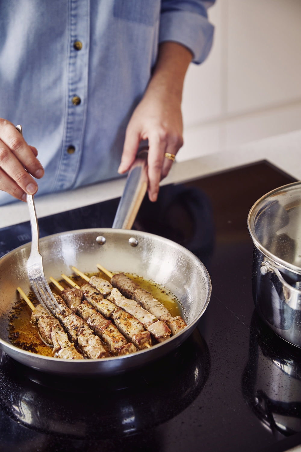 BEKA Frying Pan Cicla - Stainless Steel - ø 28 cm - without non-stick coating - suitable for all heat sources