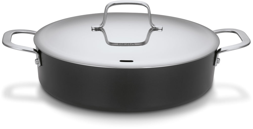 Beka Sauté Pan Maestro with lid and long handle ø 28 cm - ceramic non-stick coating - suitable for all heat sources