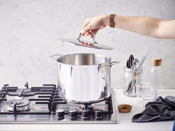 Beka Soup Pot Maestro Stainless Steel with lid ø 24 cm / 7.4 liters - suitable for all heat sources