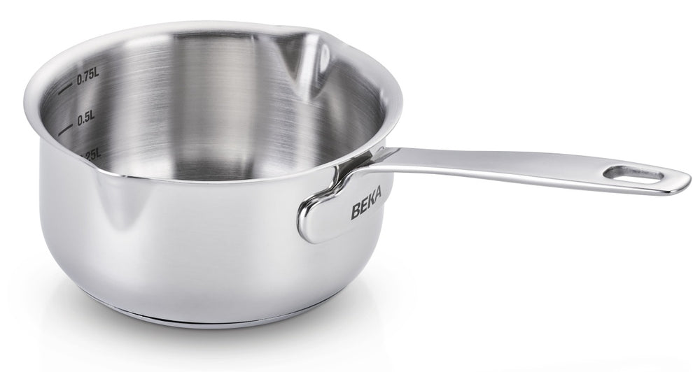 Beka Cookware Set Maestro 5-Piece - without non-stick coating - suitable for all heat sources (Cooking pots, Saucepan & Soup pot)