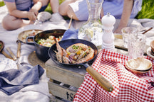 BEKA Frying Pan Set Mandala Cast Iron ø 24 & 28 cm - ceramic non-stick coating - suitable for all heat sources