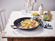 BEKA Frying Pan with 2 Side Handles Mandala Cast Iron ø 36 cm - ceramic non-stick coating - suitable for all heat sources