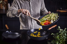 BEKA Wok Pan Mandala Cast Iron ø 28 cm - ceramic non-stick coating - suitable for all heat sources