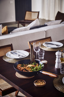 BEKA Wok Pan Mandala Cast Iron ø 28 cm - ceramic non-stick coating - suitable for all heat sources