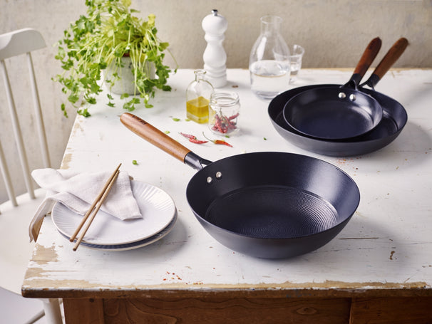 BEKA Wok Pan Mandala Cast Iron ø 28 cm - ceramic non-stick coating - suitable for all heat sources
